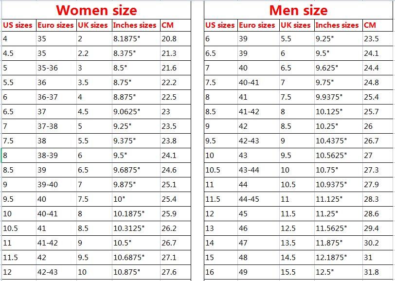 Size Charts - Hagobuy.ru